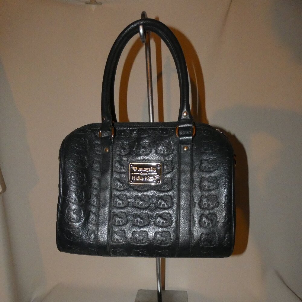 Hello Kitty Sanrio x Lounge Fly Embossed leather Duffle Bag